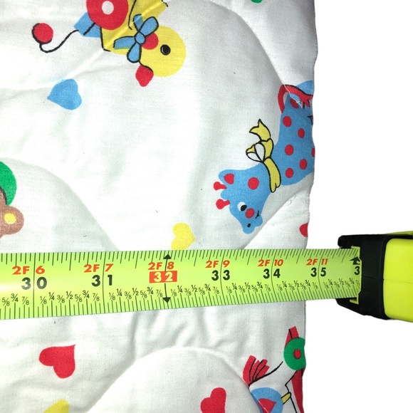 Vintage Classic Unfinished Reversible Baby Christmas Sewing Quilt Panels - Picture 4 of 10